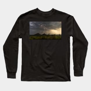 Summer Storm, Glasshouse Mountains Queensland Long Sleeve T-Shirt